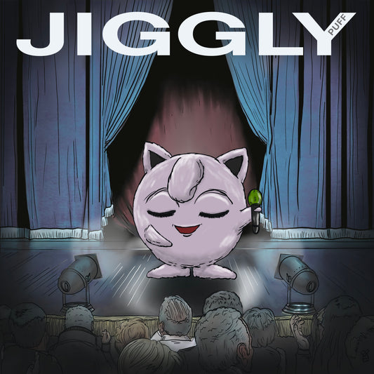 Jigglypuff x Eminem album cover mashup poster