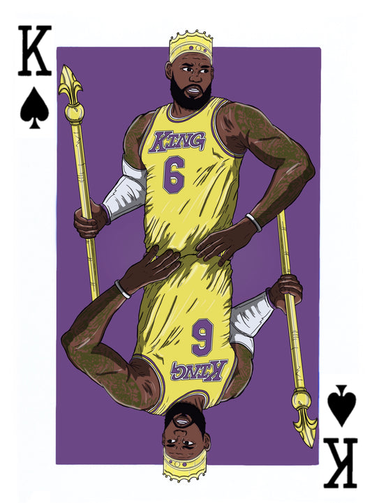 King LeBron poster