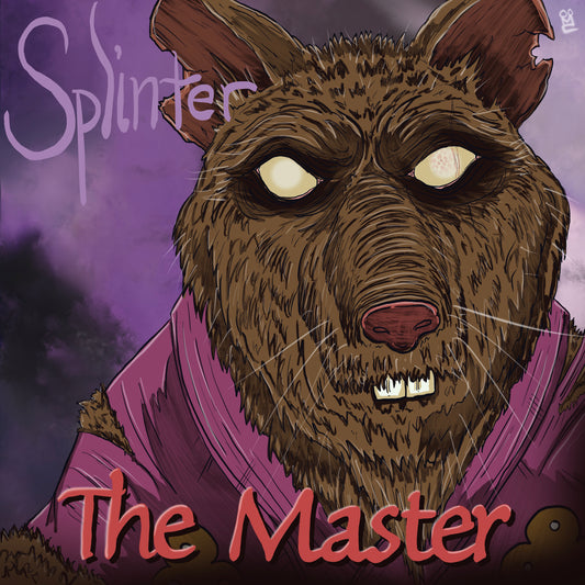 Splinter x Rakim album cover mashup poster