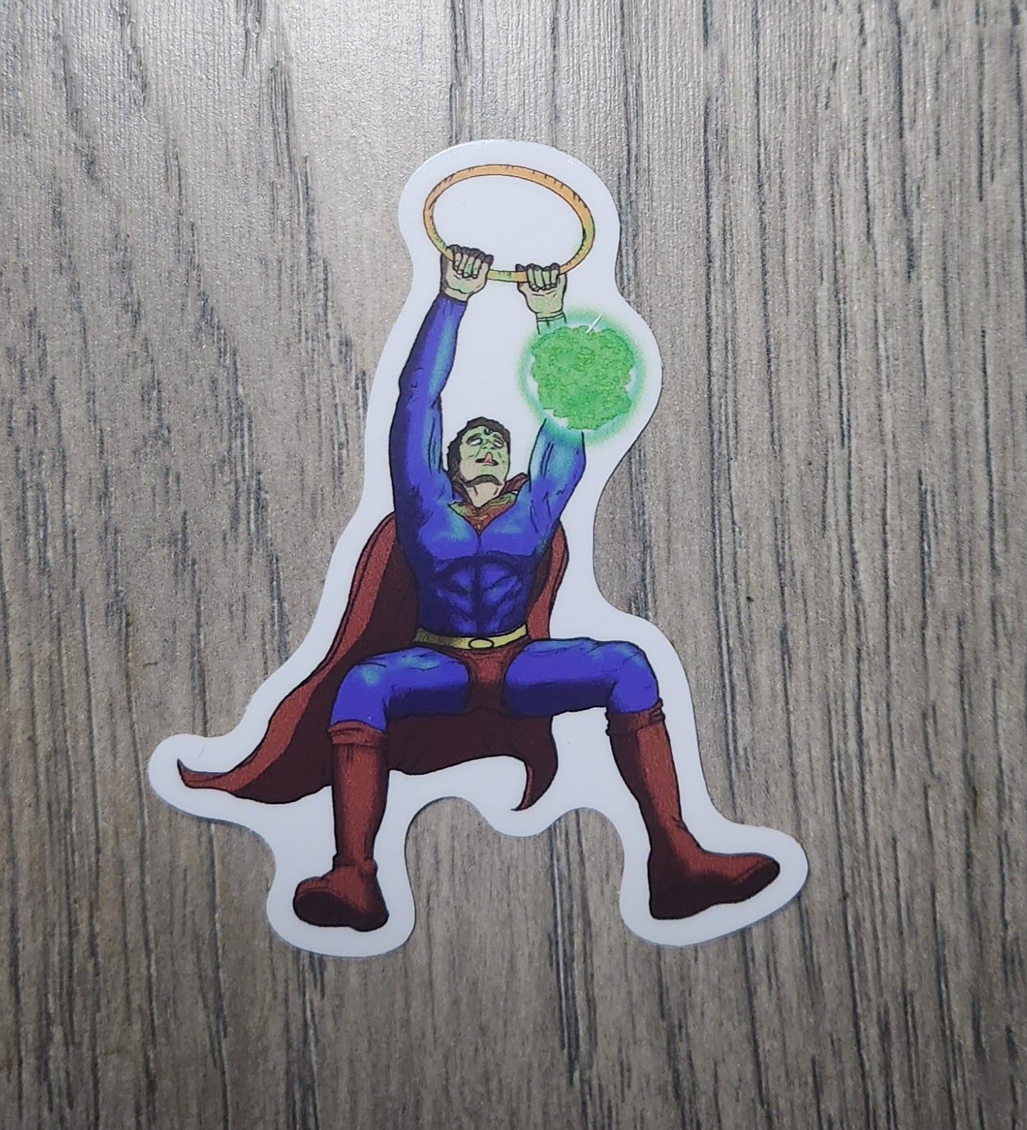 Superman x Shaq dunk sticker