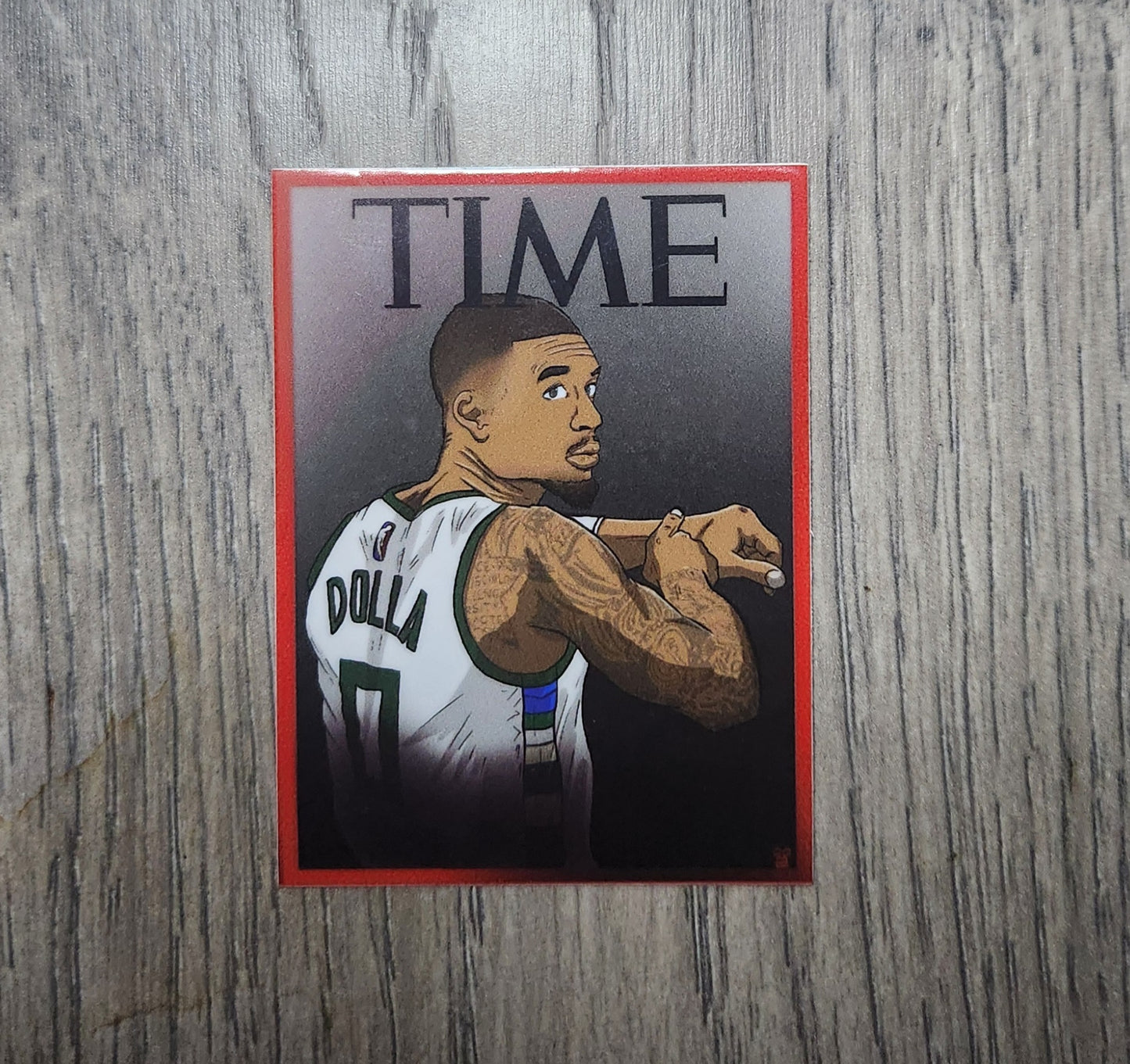 Dame time magazine sticker