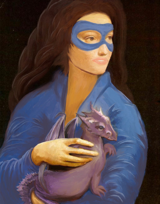 Shadowcat fine art remix poster