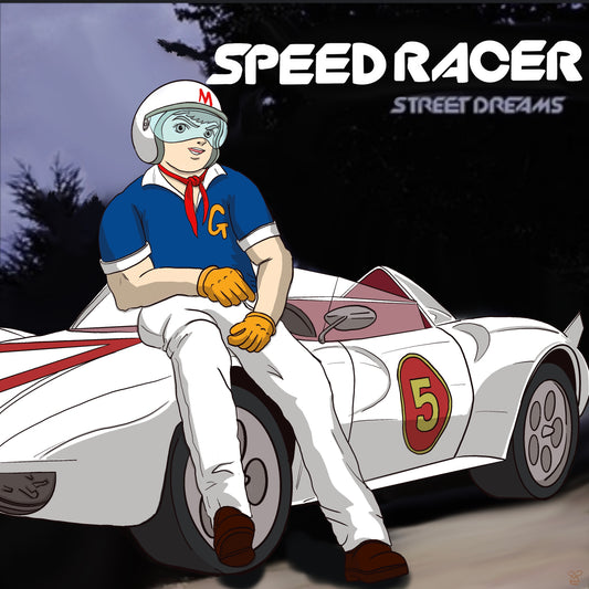 Speed racer x fabolous album cover mashup poster