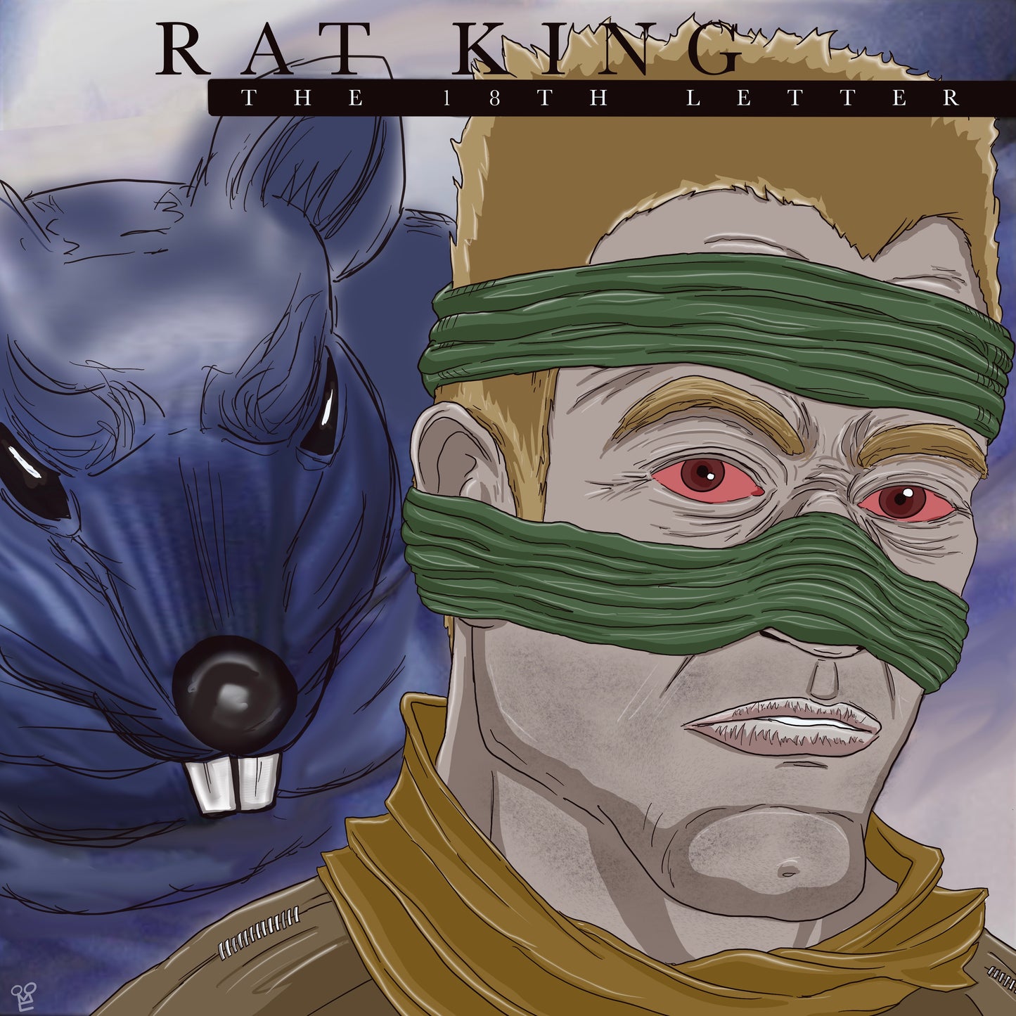 Rat king x Rakim album cover mashup poster