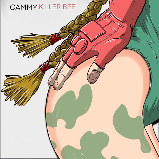 Cammy x the strokes album cover mashup poster