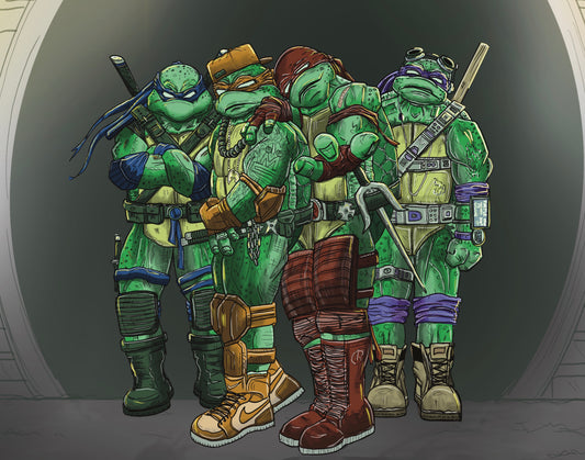 Tmnt Bring it! Posse pose poster