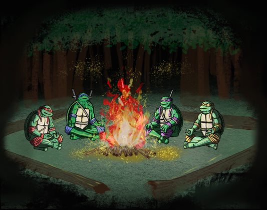 Tmnt Campfire poster