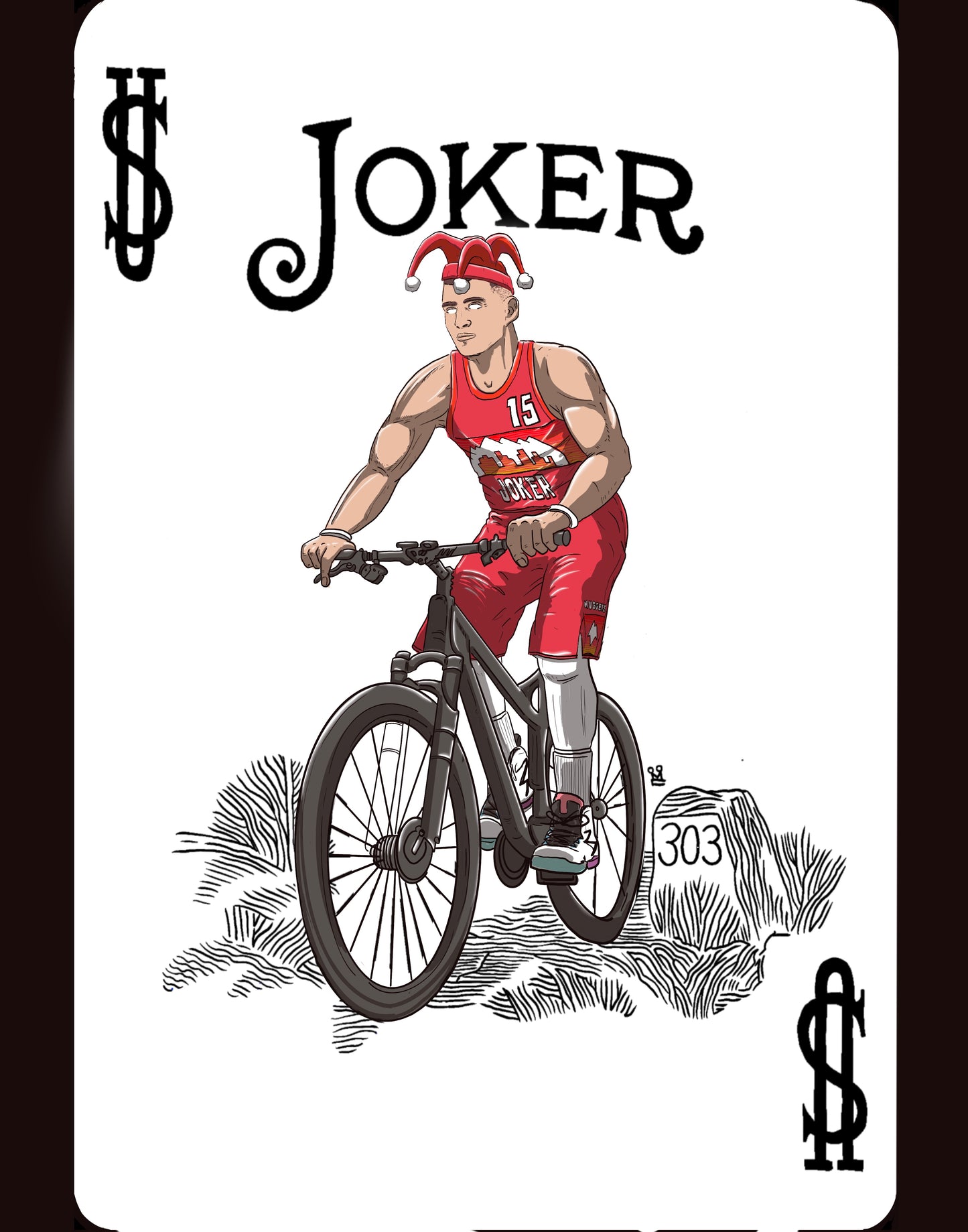 Joker card poster