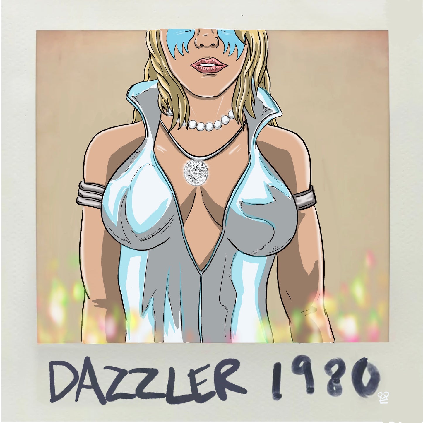 Dazzler x Taylor swift album cover mashup poster