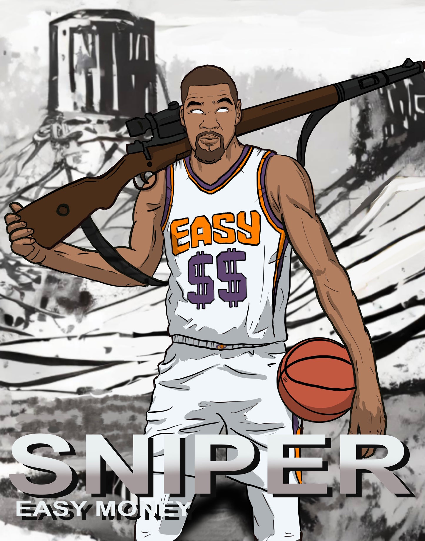 Easy $ sniper poster