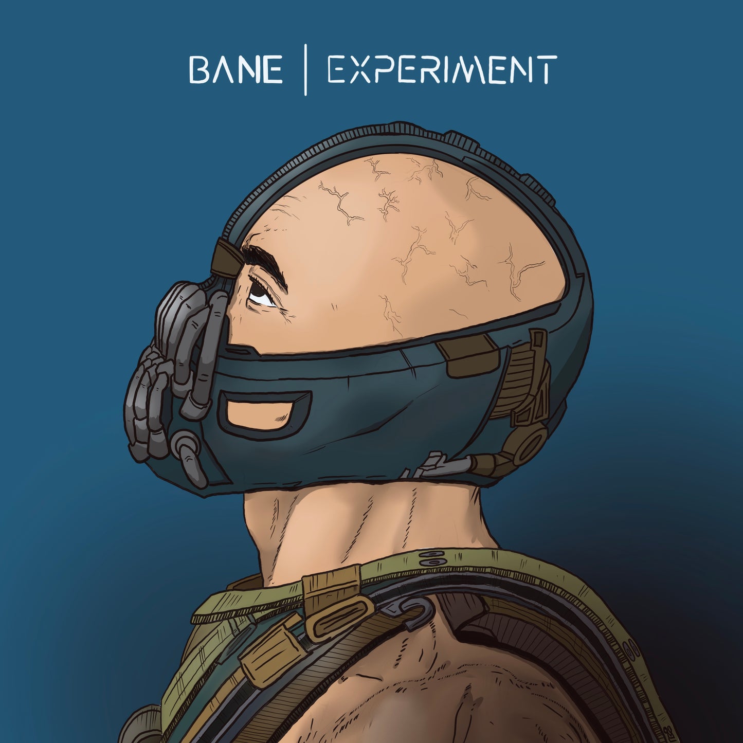 Bane x Kane album cover mashup poster