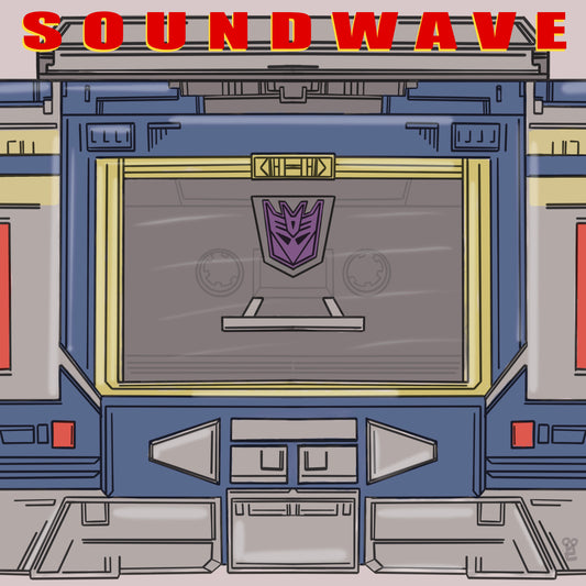 Soundwave X ll cool j album cover mashup poster