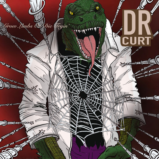 Dr. Curt x Curtis - 50 cent/lizard album cover mashup poster