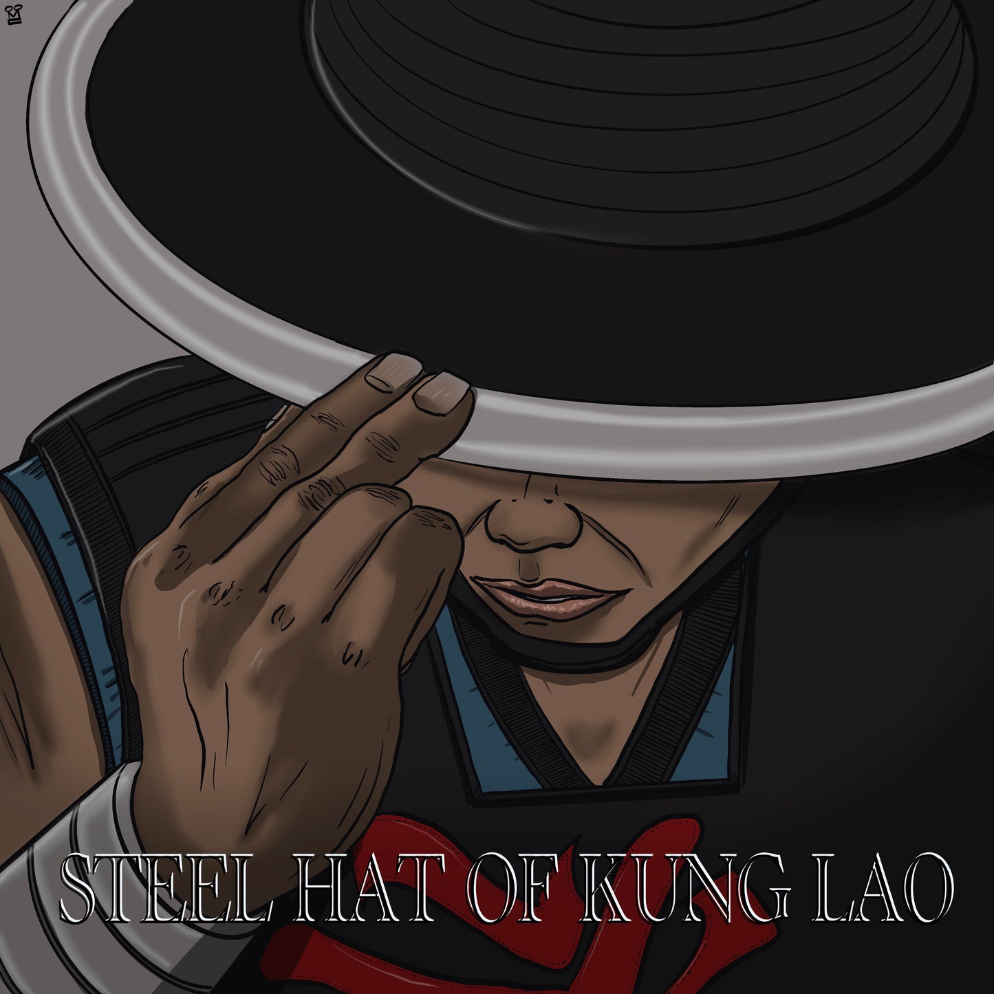 King Lao x Jay z album cover mashup poster