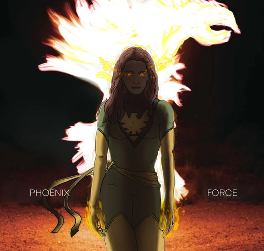 Phoenix Force x Celine Dion album cover mashup