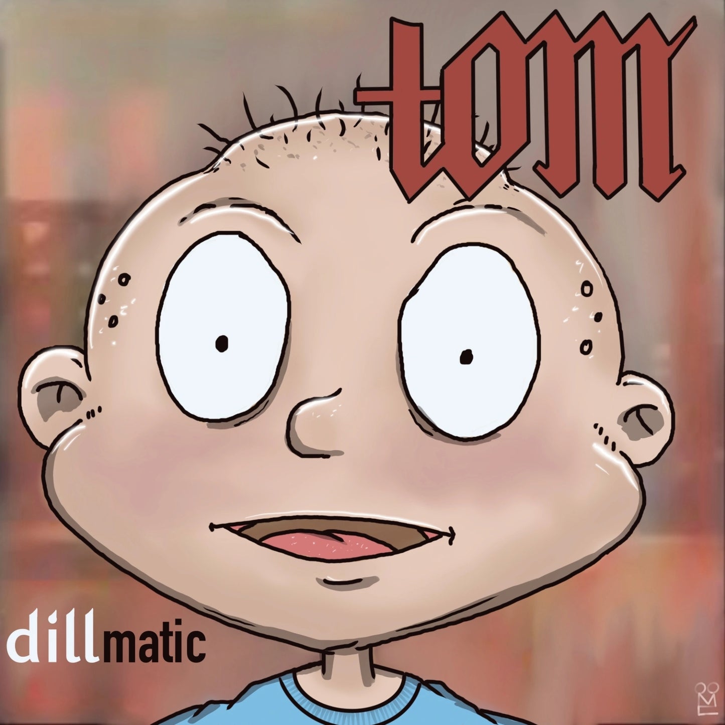 Tommy pickles x Nas album cover mashup poster