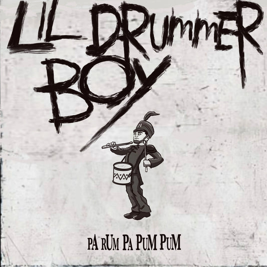 Lil drummer boy x My Chemical Romance album cover mashup poster