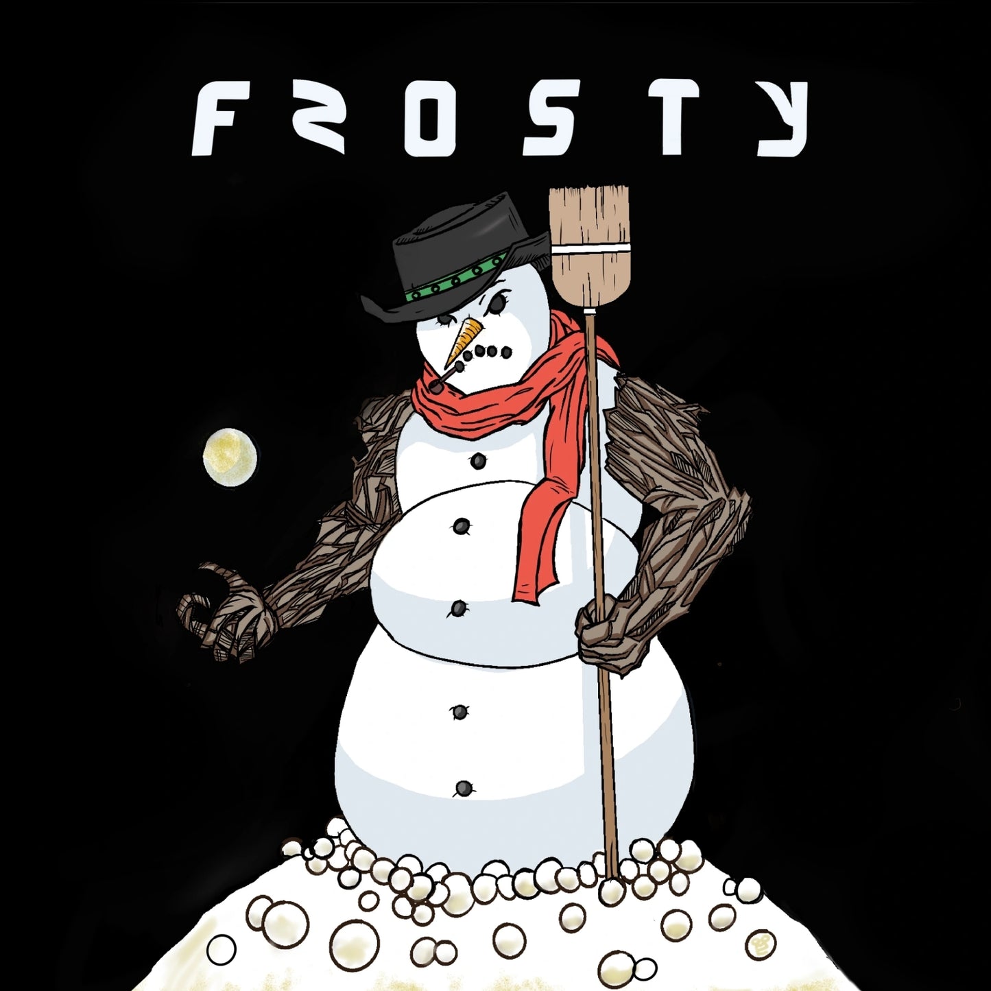 Frosty x Jeezy album cover mashup poster