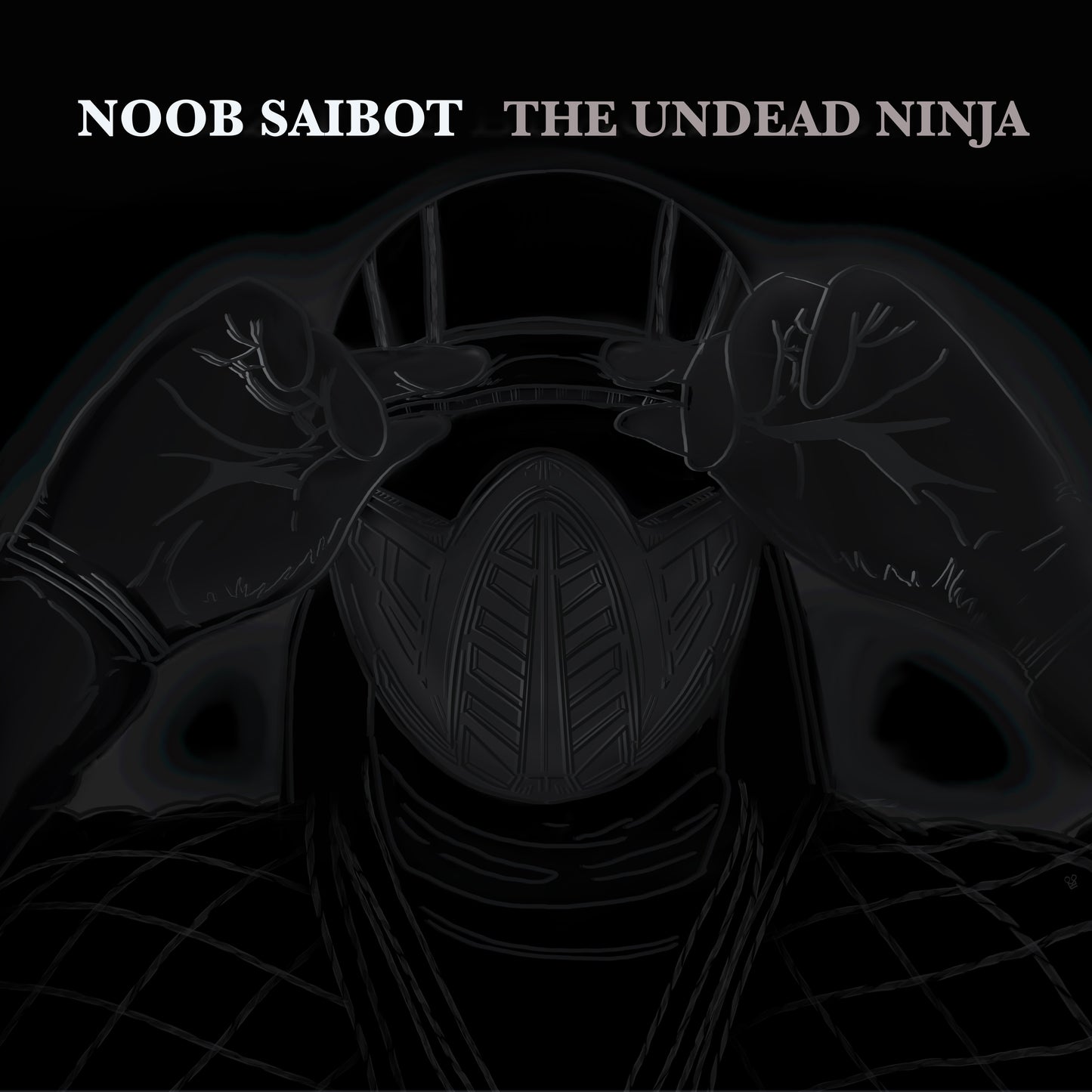 Noob saibot x JayZ album cover mashup poster