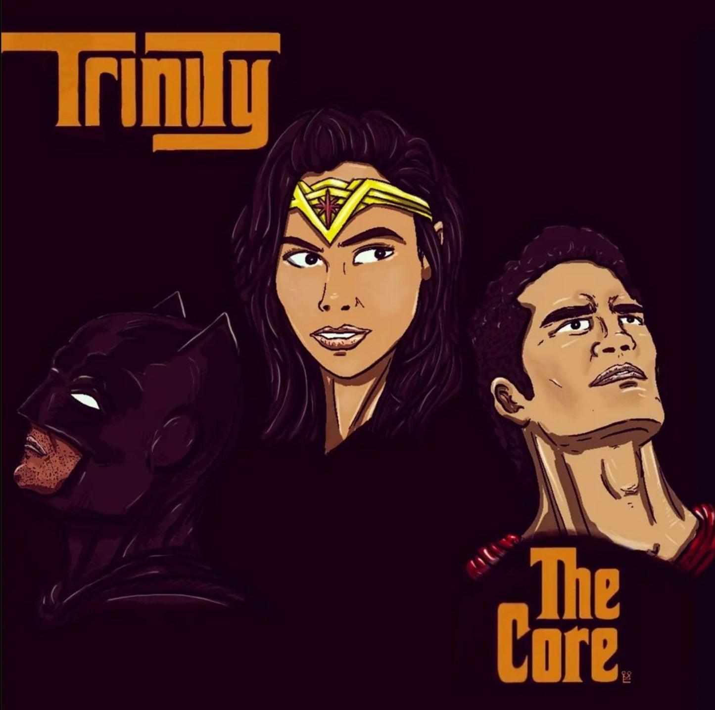 DC trinity x The Fugees album cover mashup