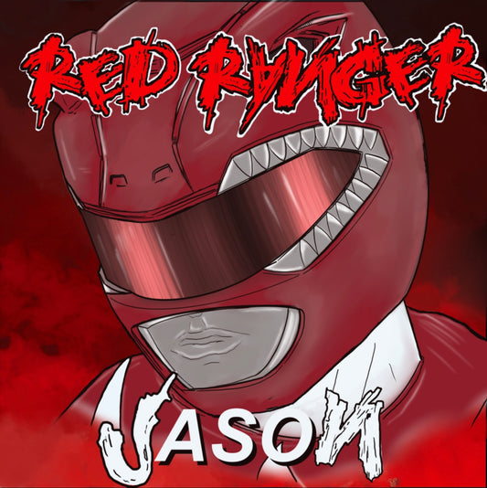 Red Ranger x Redman album cover mashup