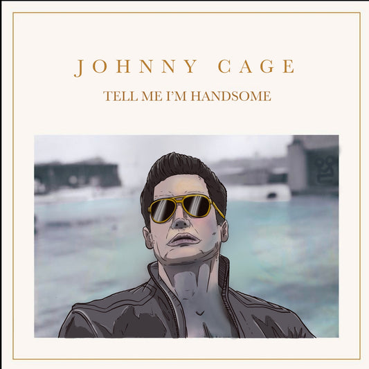 Johnny Cage x Cage the Elephant album cover mashup poster