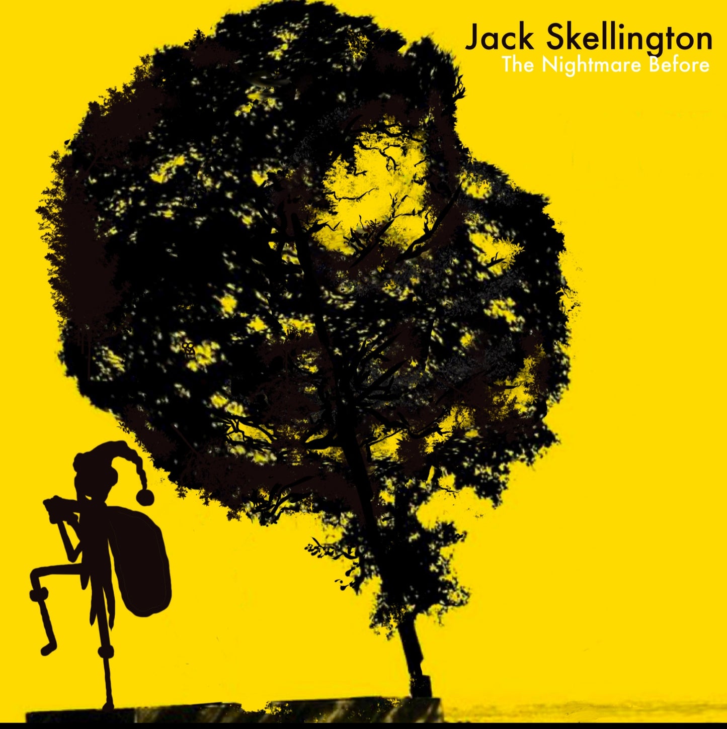 Jack Skellington x Jack Johnson album cover mashup poster