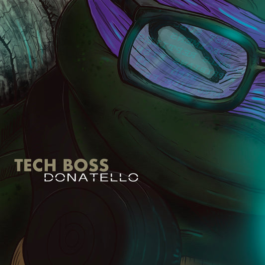 Donatello x Teflon Don album cover mashup poster