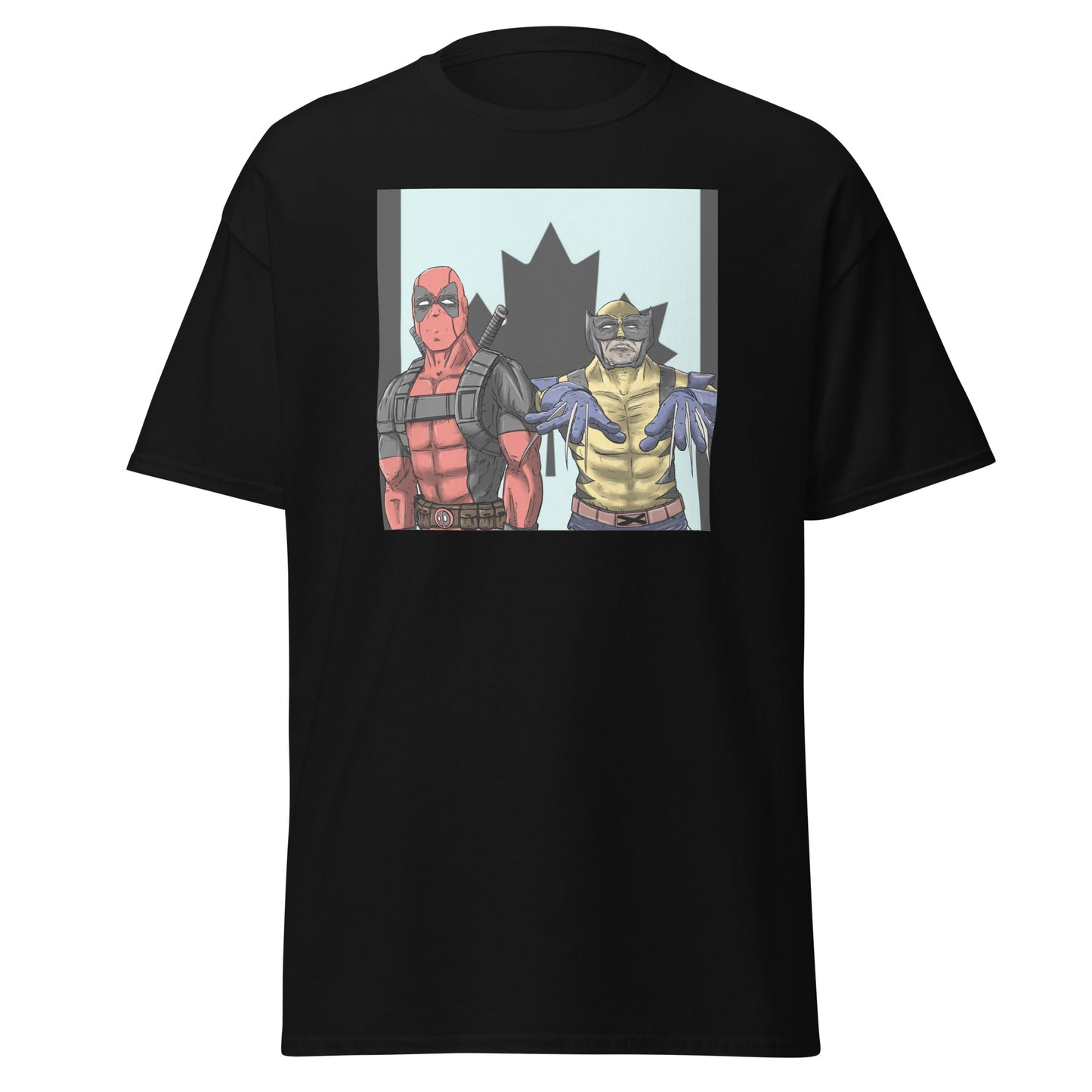 Deadpool Wolverine x OutKast album cover mashup classic tee