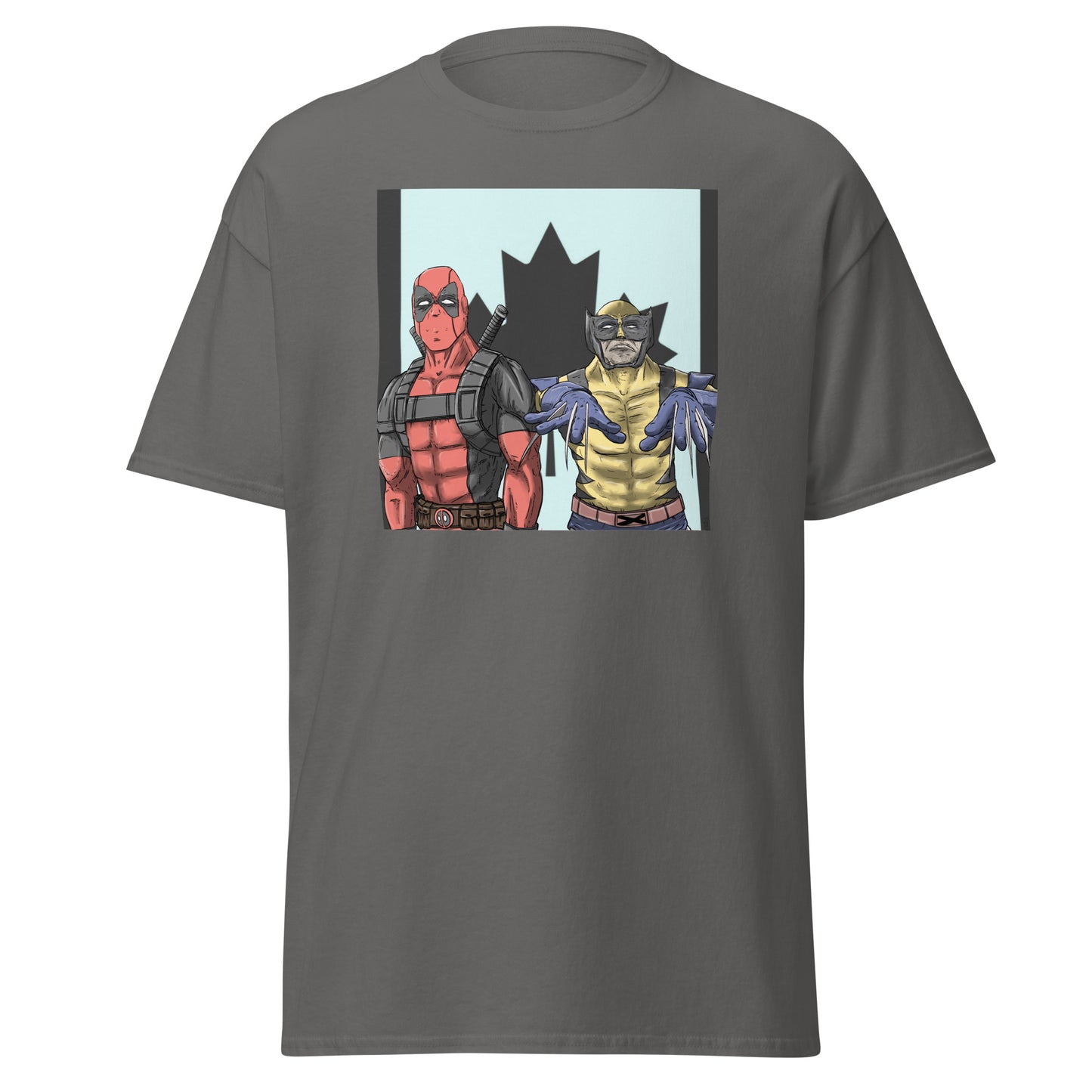 Deadpool Wolverine x OutKast album cover mashup classic tee