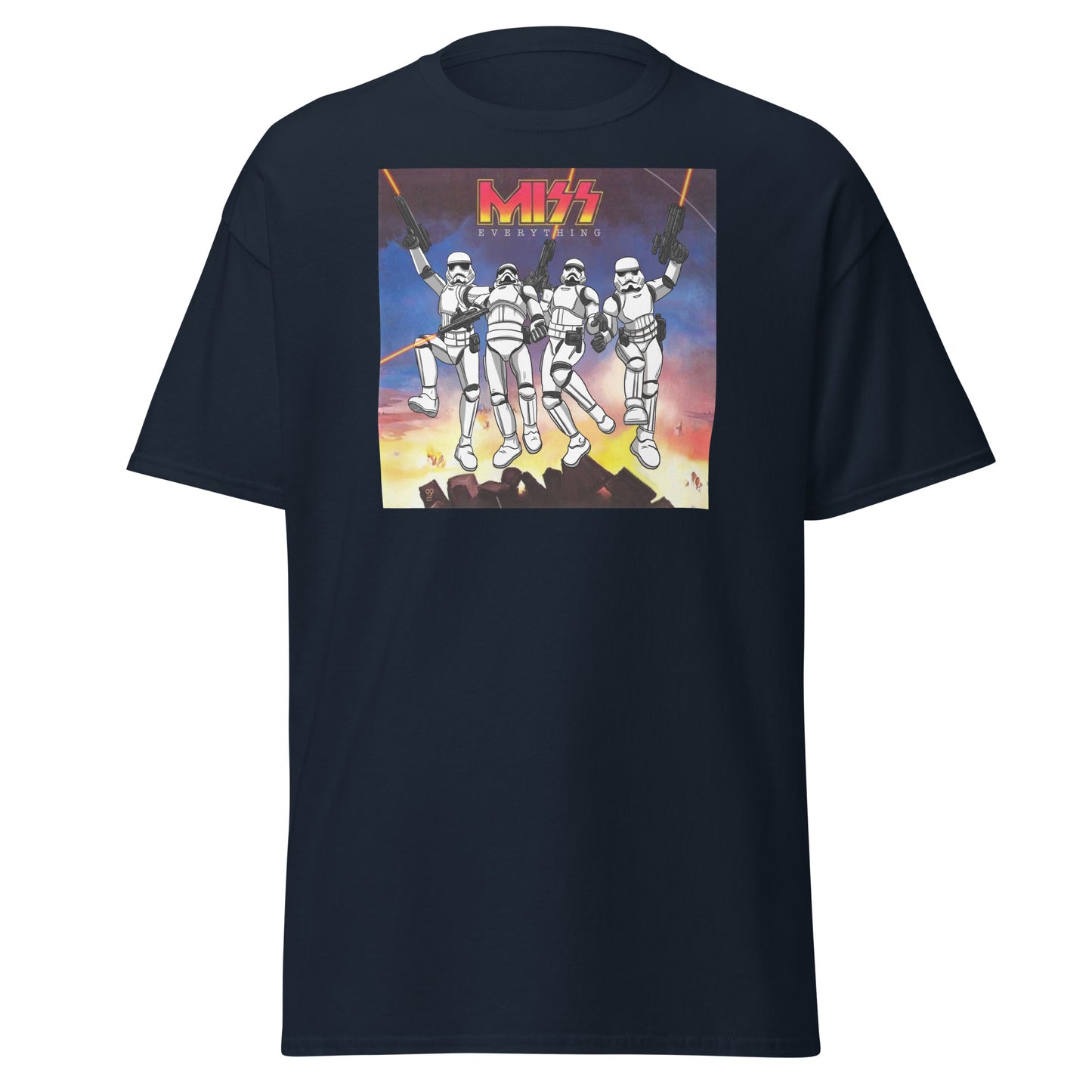 Stormtroopers Miss x KISS Album cover mashup tee