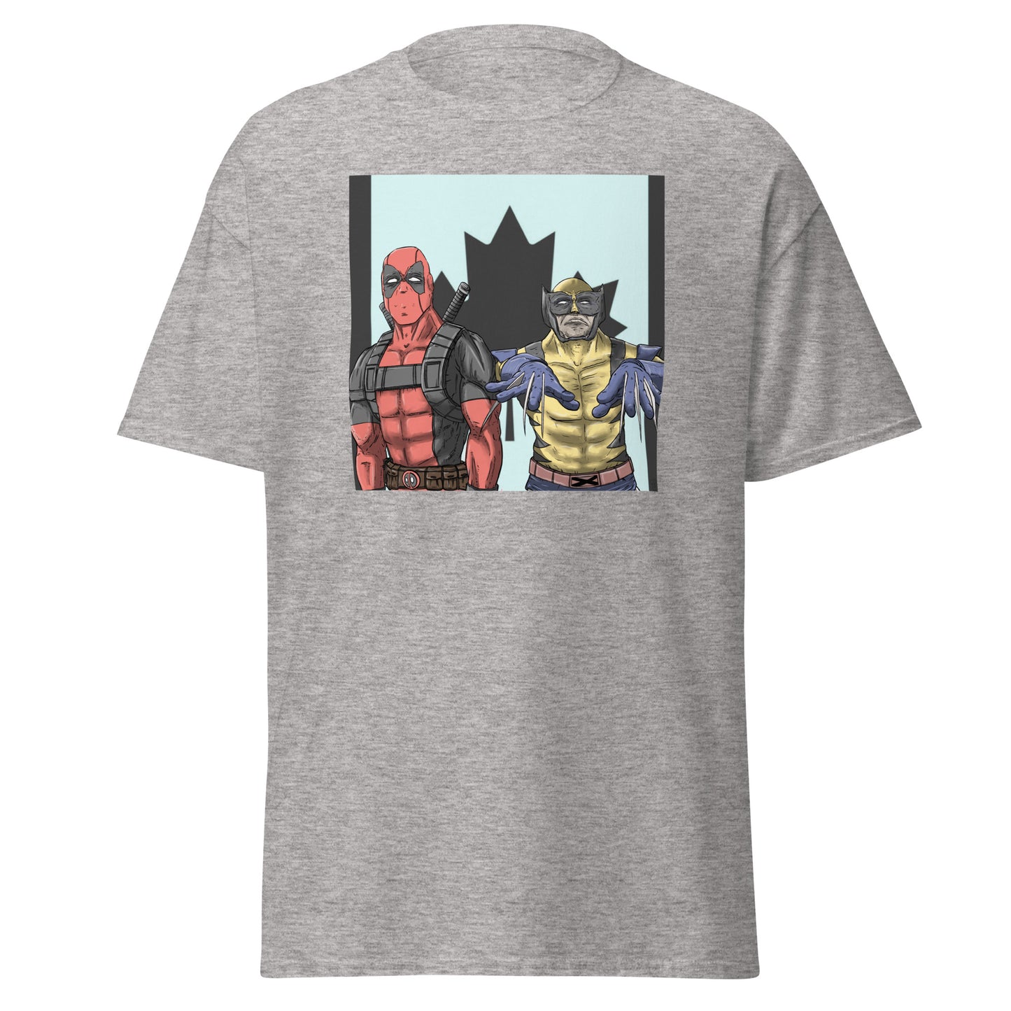 Deadpool Wolverine x OutKast album cover mashup classic tee