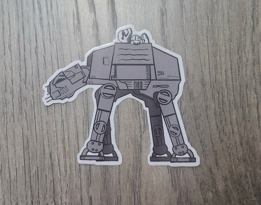 At-at stormtroopers x Peanuts sticker