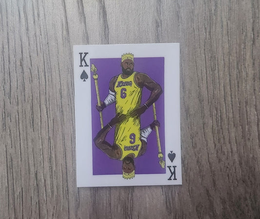 King LeBron sticker