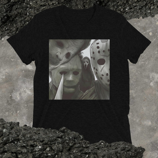 Masked horror Short sleeve t-shirt